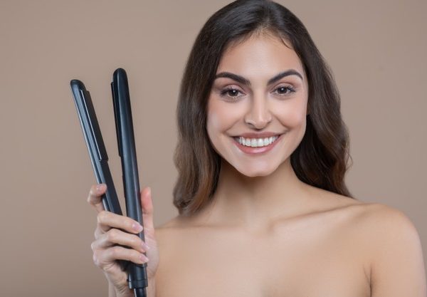 How to flat iron your hair